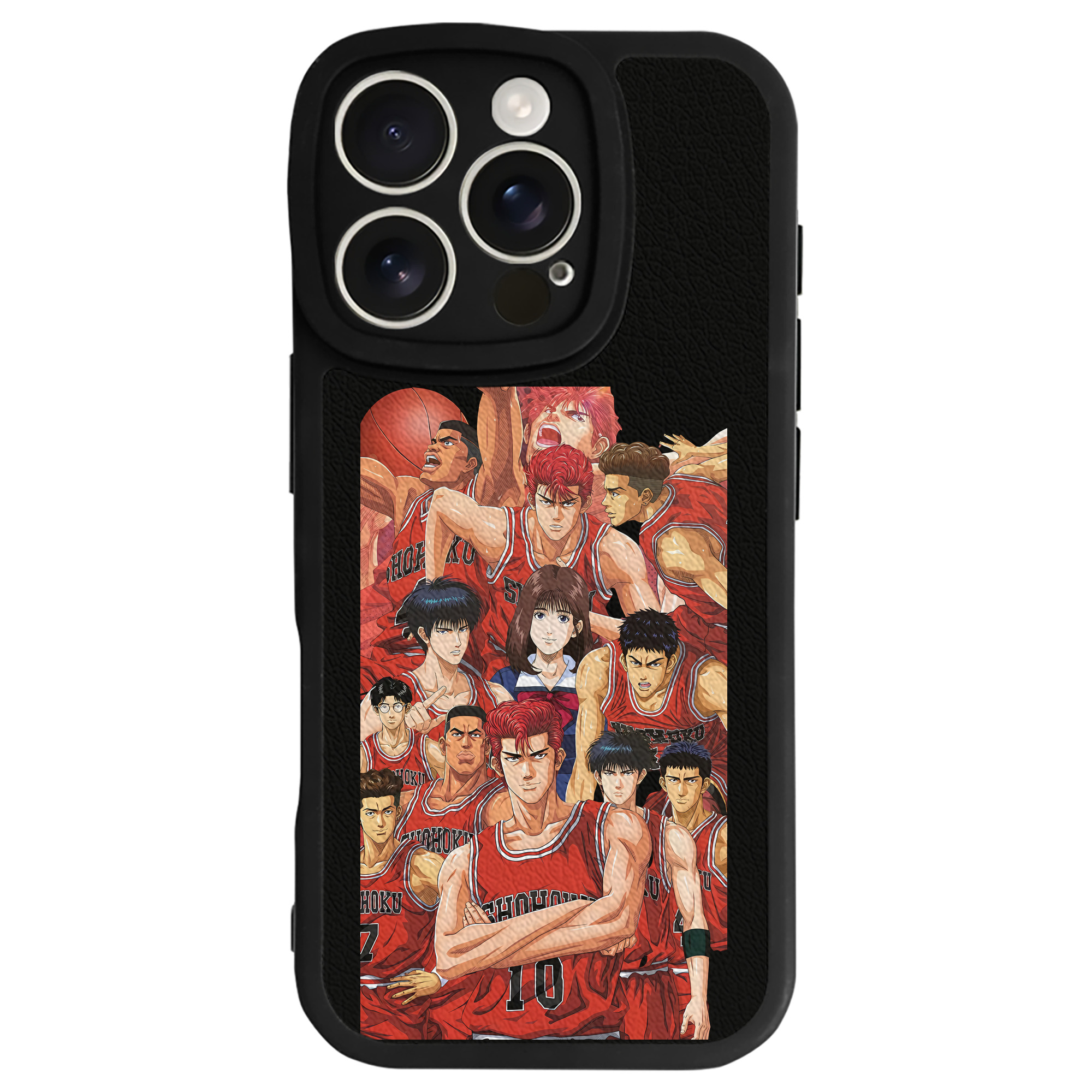 （画像用） SLAM DUNK／スラムダンク 【iPhone 16シリーズ対応】シリコンスマホケース（レザー調） 材質：シリコン